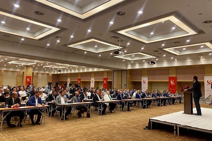 erbakanfatih's tweet photo. Bugün Ankara’da 28 ilimizin ilçe başkanlarının katılımıyla eğitim ve hamle toplantımızı gerçekleştirdik. Hayırlara vesile olsun inşallah. https://t.co/KJiFDZ3L0c
