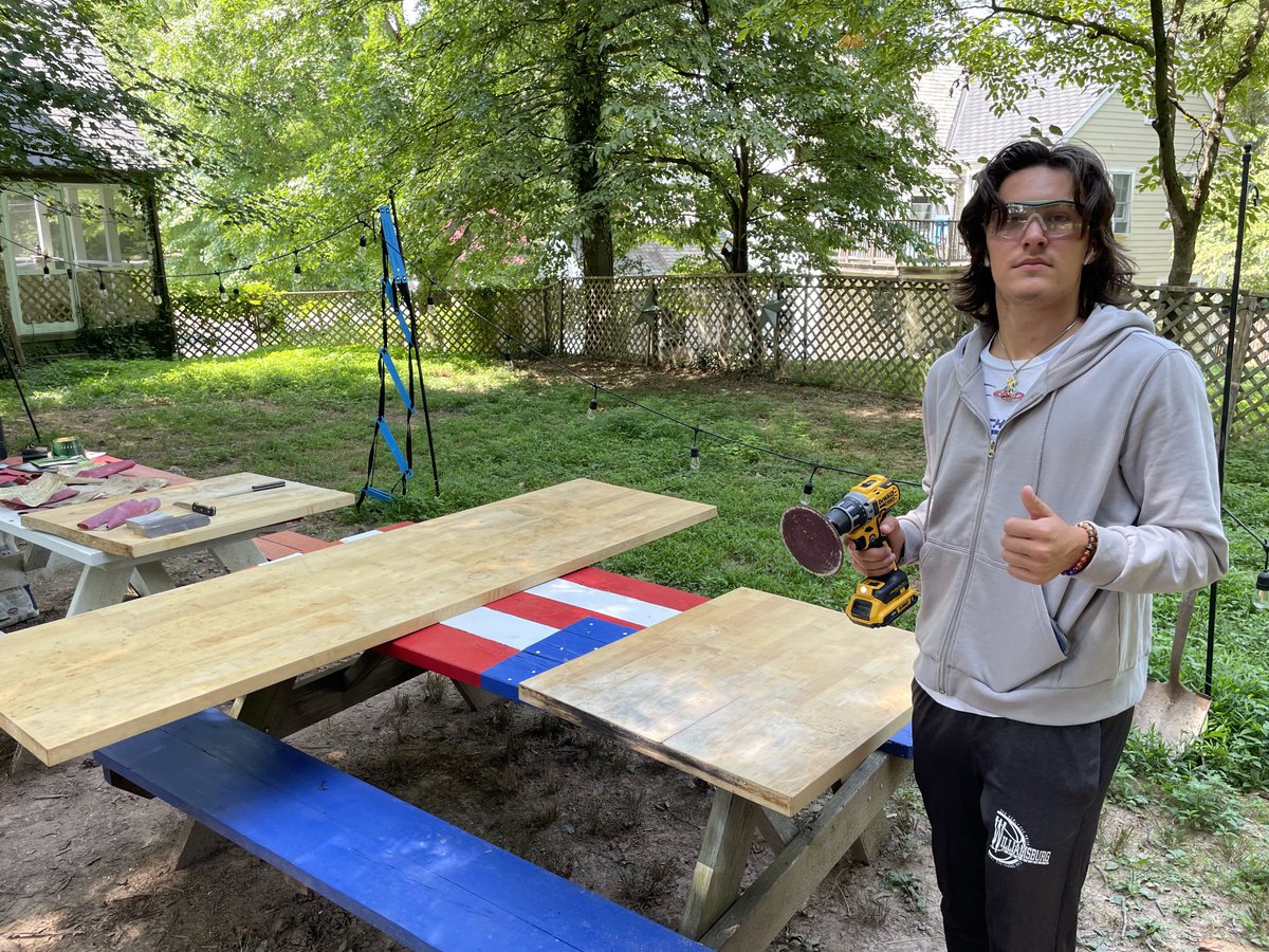 JackYoest's tweet photo. A teenage boy working hard on kitchen woodwork?
No way
It’s counter-intuitive…
#InSufferableParent of @1yoest https://t.co/Cw4ejKCvb6