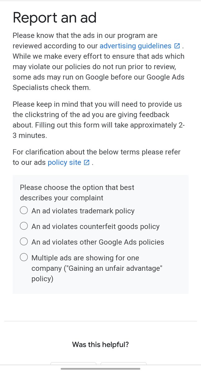 dharma_veera's tweet photo. @Google @GoogleAds
Why is it so difficult to report a fake ad?

Such a long questioner!! https://t.co/0Bb3cxydIO