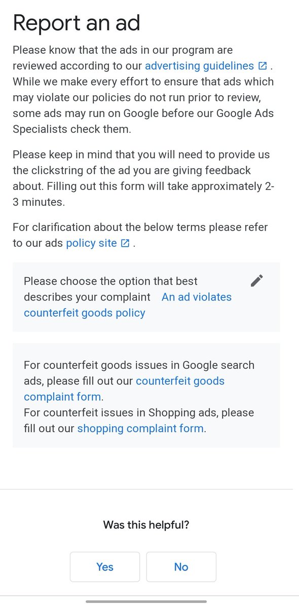 dharma_veera's tweet photo. @Google @GoogleAds
Why is it so difficult to report a fake ad?

Such a long questioner!! https://t.co/0Bb3cxydIO