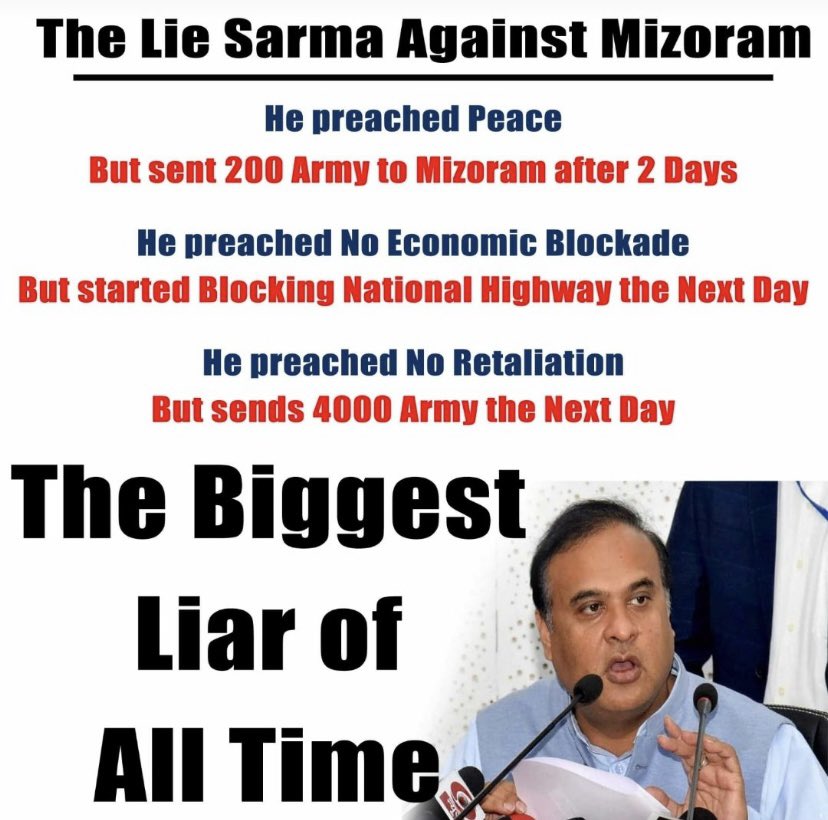 lavenderbanni's tweet photo. Never #iStandWithHimanta his body cells is built with full of lies! He paid for his trend lol..even if #mizoramspeaksout is trending he'll say some aliens help mizo people..what a jerk!! https://t.co/6FWc3hutod