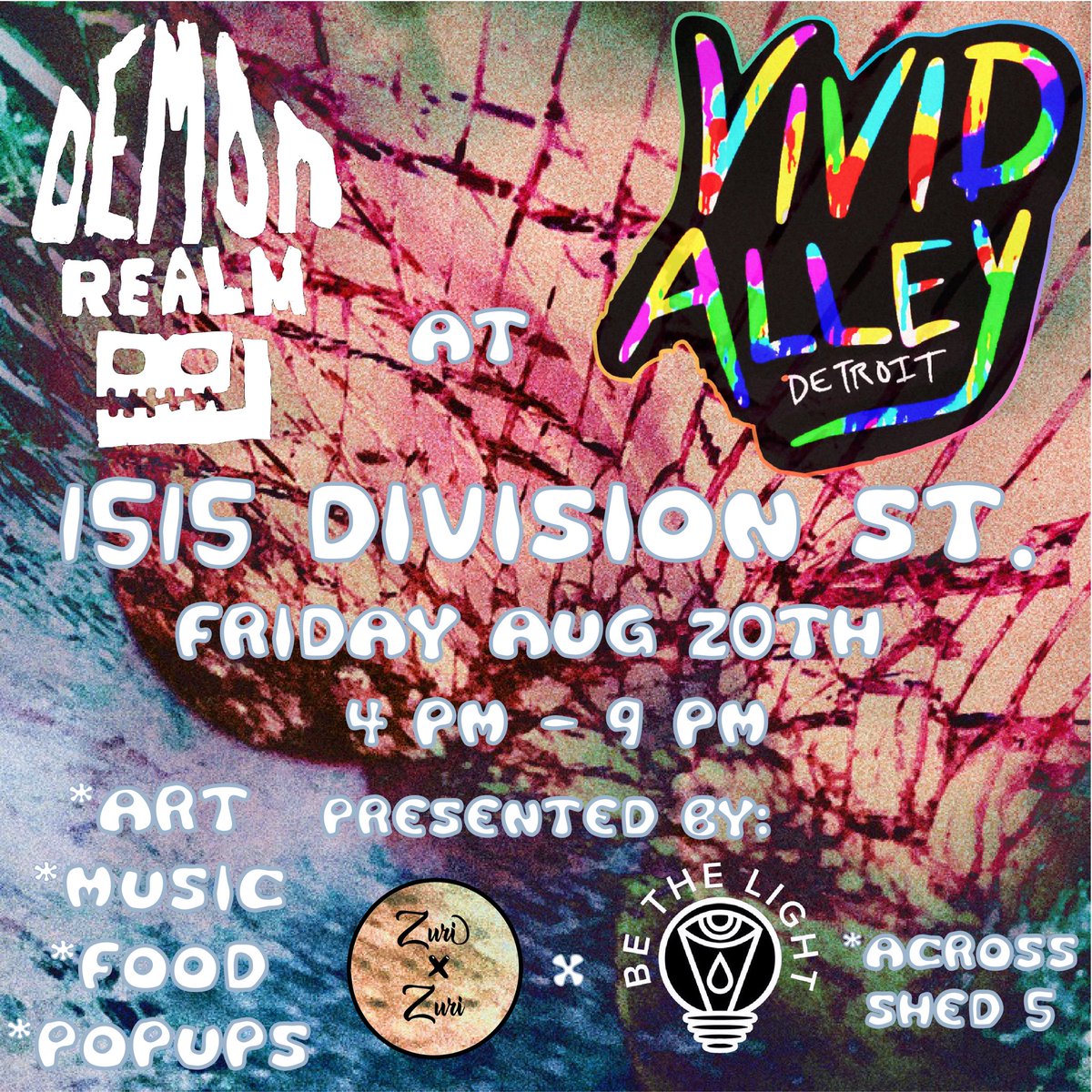 demonrealm87's tweet photo. Poppin out with the new drop 
debuting at Vivid Alley Detroit 
Save the Date 💀 https://t.co/uuGr6v83co