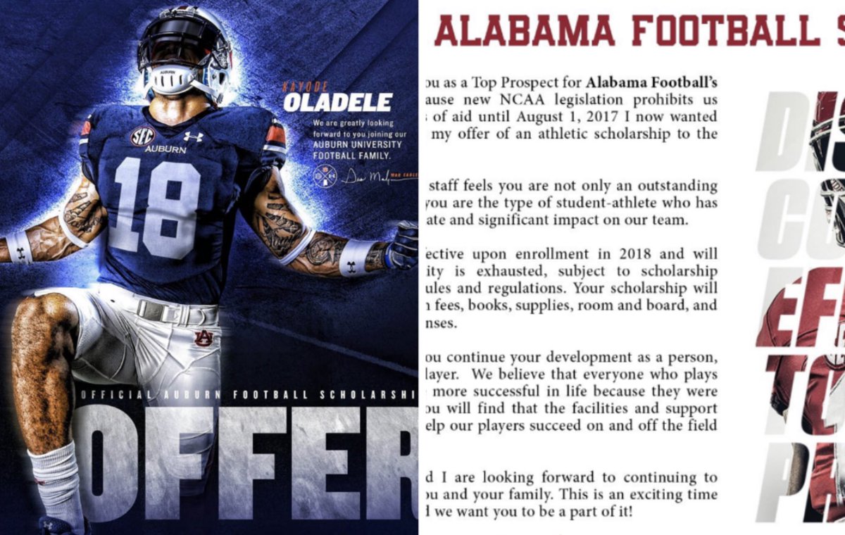 CoachTChandler's tweet photo. PSA for all you guys with โoffersโ from colleges & universities: up until now, colleges have just been telling you how much they love you. Tomorrow is when they prove it! OFFICIAL offers go out Aug 1! Hereโs hoping you get the one you want!
#NowItsReal #EarnedNotGiven https://t.co/g41POVQ0S3