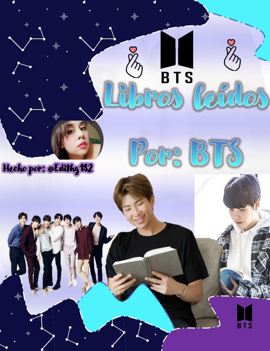 Edithg182's tweet image. 📍[LIBROS 📚 LEIDOS POR @BTS_twt ]

🌸~Bueno primero que todo aquí les comparto el 🖇️ con un PDF que contiene la sinópsis de todos los libros q en algún momento leyeron los miembros de BANGTANG 📚

~ Les paso este PDF Primero porque se los organice bonito y...

~🌺Portada 👇

(+)
