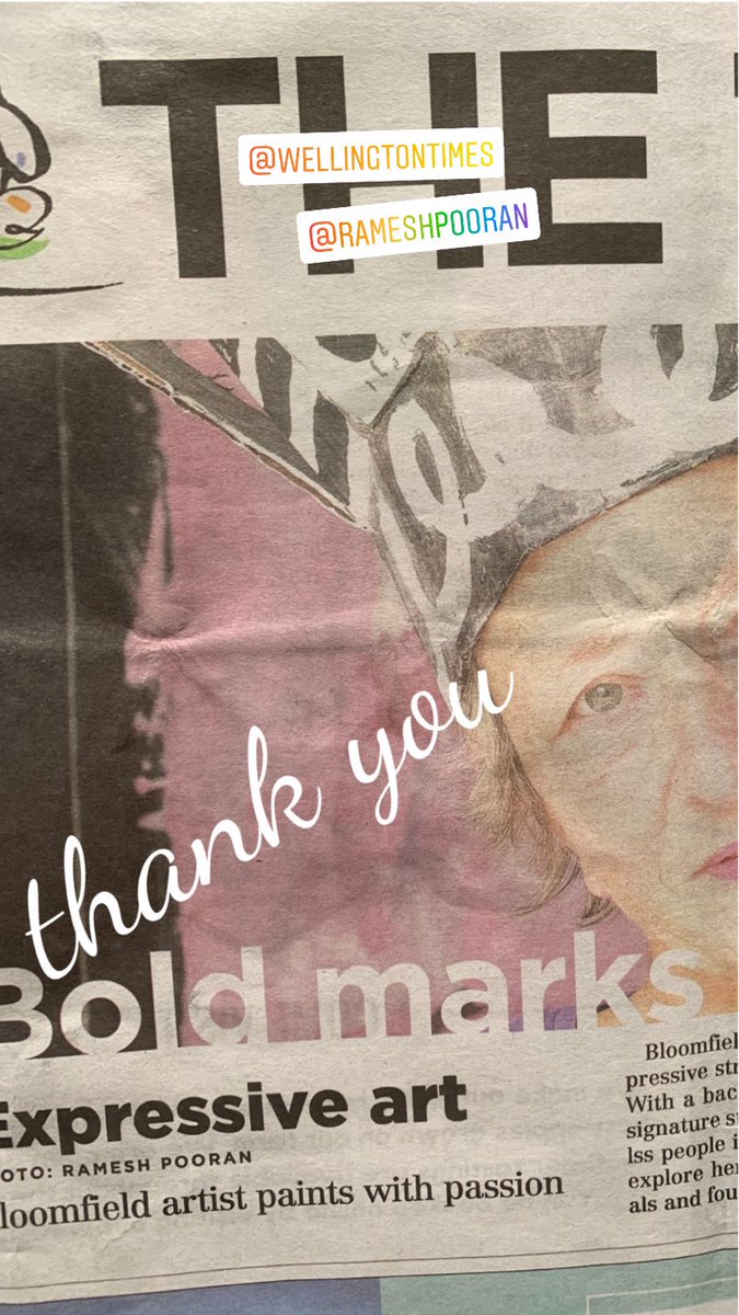 RhondaNolan's tweet photo. Catch my art in the times this week.. @WellingtonTimes 
So grateful 🙏
#artfallery #artcollector #StreetArt #interiordesign #homedecor #contemporaryart @VisitTheCounty #princeedwardcounty https://t.co/5AIjttCHSo
