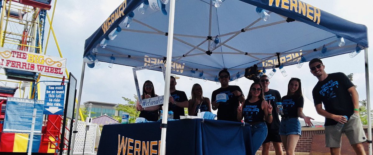 wernerlogistics's tweet photo. Todayβs the day! Come visit with our team at the #WernerWheel at @mahafestival! Learn more about #WernerCareers and grab some Werner swag! https://t.co/UhcHEI9dWk