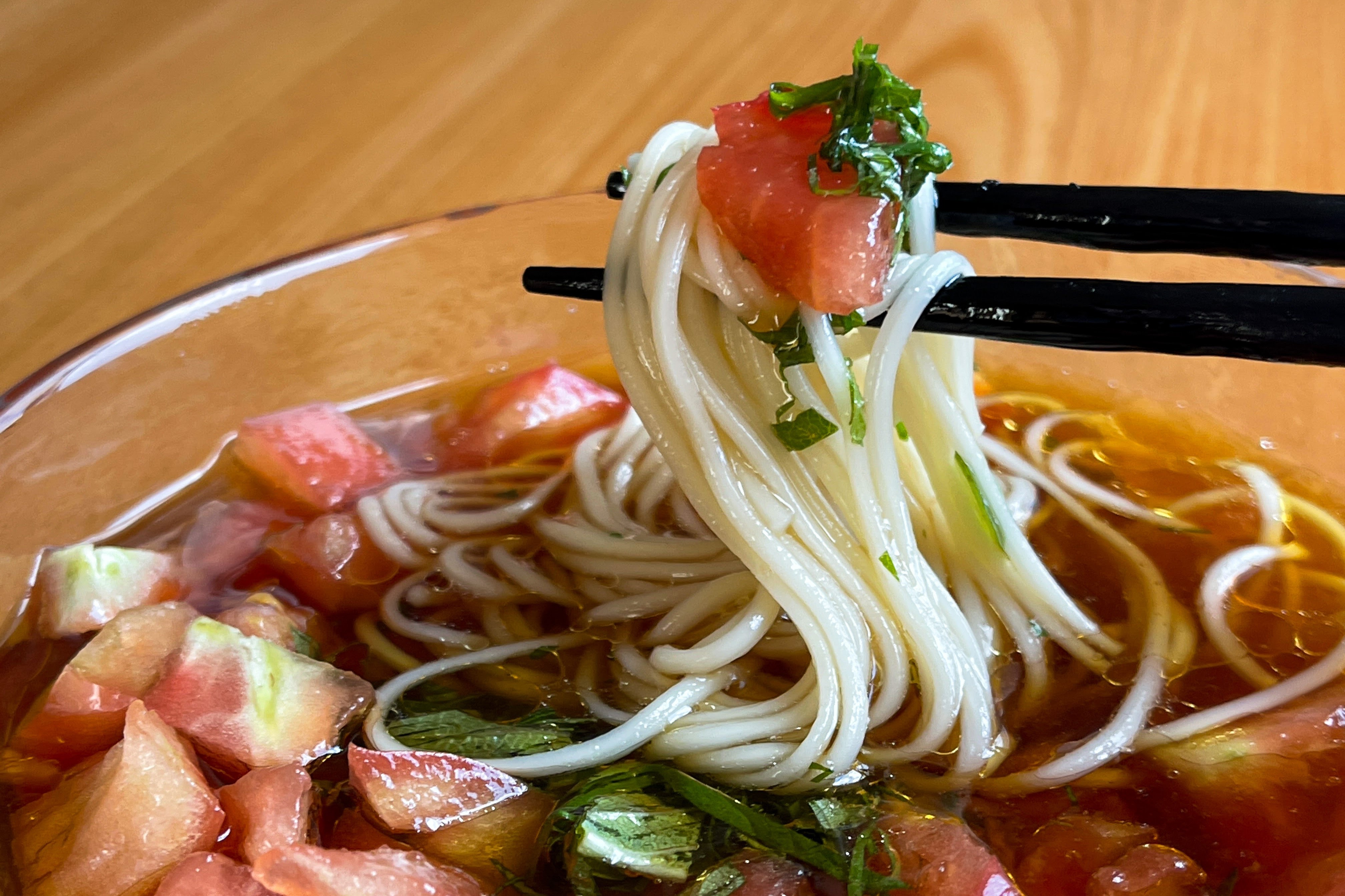 さっぱり美味しそう トマトやポン酢を使った 素麺のつけだれレシピ 話題の画像プラス