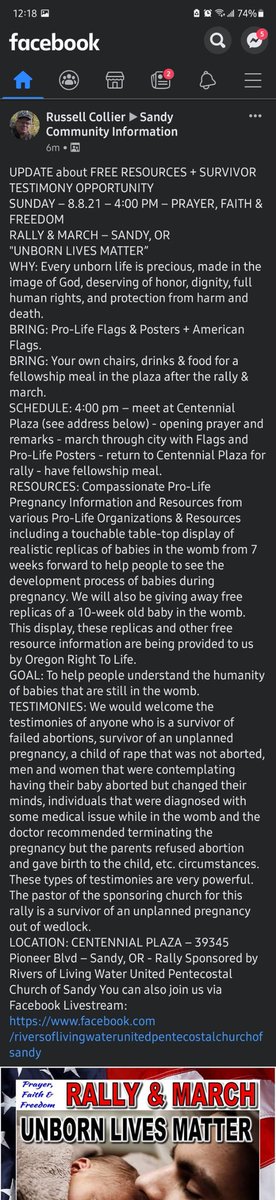 mtnsandmayhem's tweet photo. I'm going to lose my shit. I am SO sick of seeing this shit in my town. Fucking abusive, manipulative, oppressive shit. #prochoice #womensrights #portland #sandyoregon #oregon #AmericanHorrorStories #clackamascounty https://t.co/Wv4b394X6G