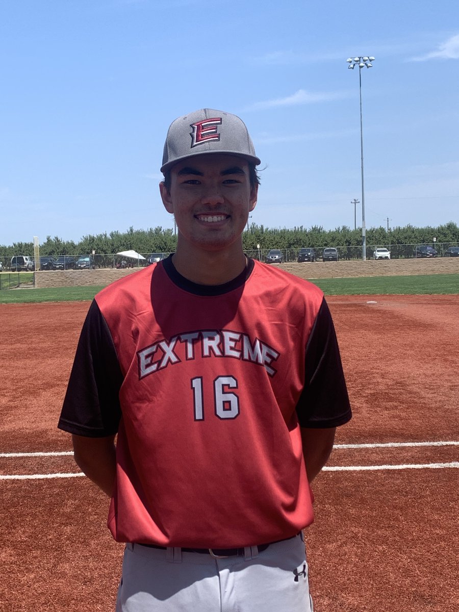 FiveToolCA's tweet photo. F: Extreme 15U Rios 10, Zoots Baseball Club 15U 3
PoG: @CraigYanagihara 5 IP, 2H, 0R, 8K / 2-2, 2 RBI https://t.co/tL5rUweXBe