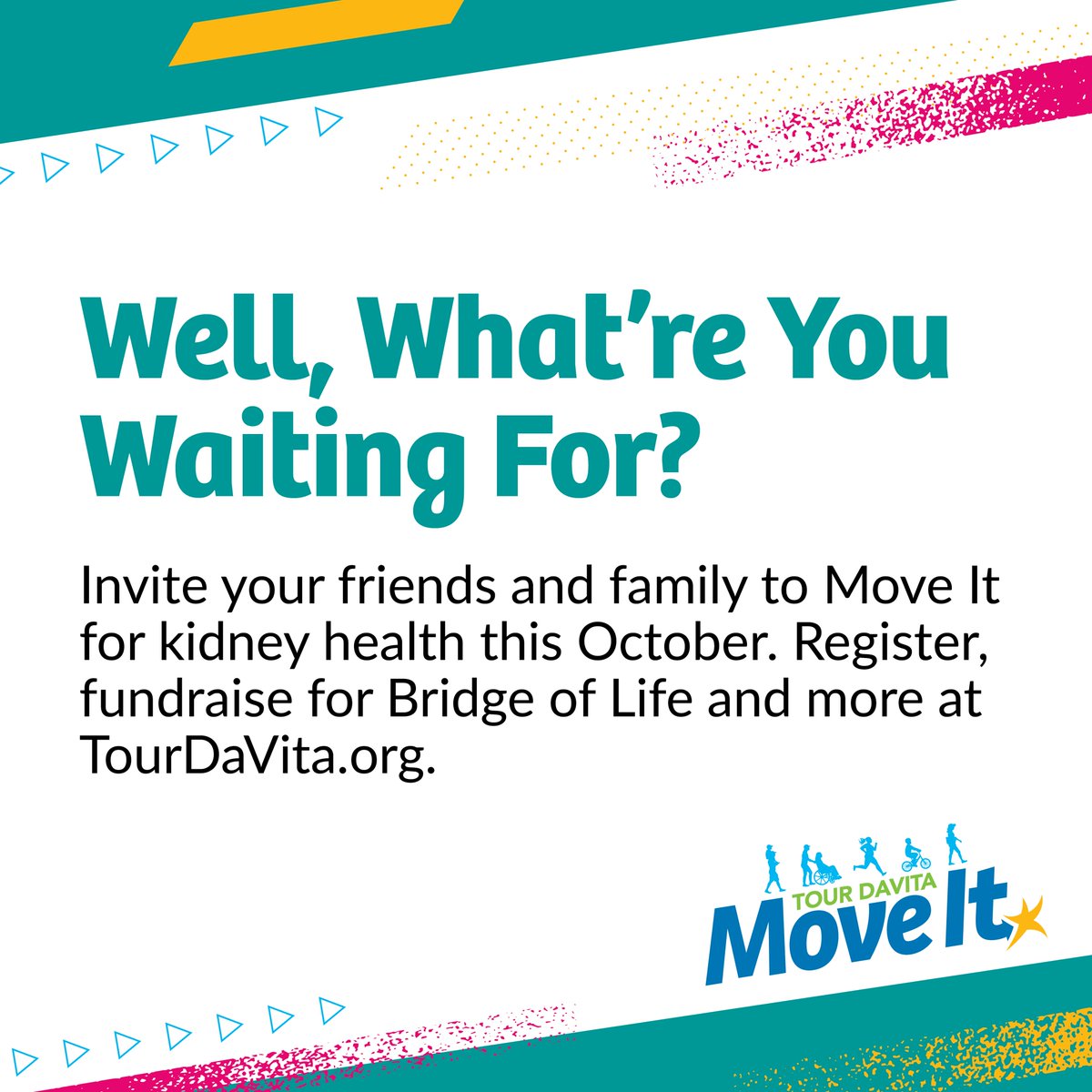MIWP2023's tweet photo. Remember, the goal is to have fun! Just by participating, you’ll be helping spread the word about Bridge of Life and that helps strengthen health care globally through sustainable programs that prevent and treat chronic disease.

Join us! https://t.co/1WbfeRbrm6 https://t.co/whYGMiQHCz