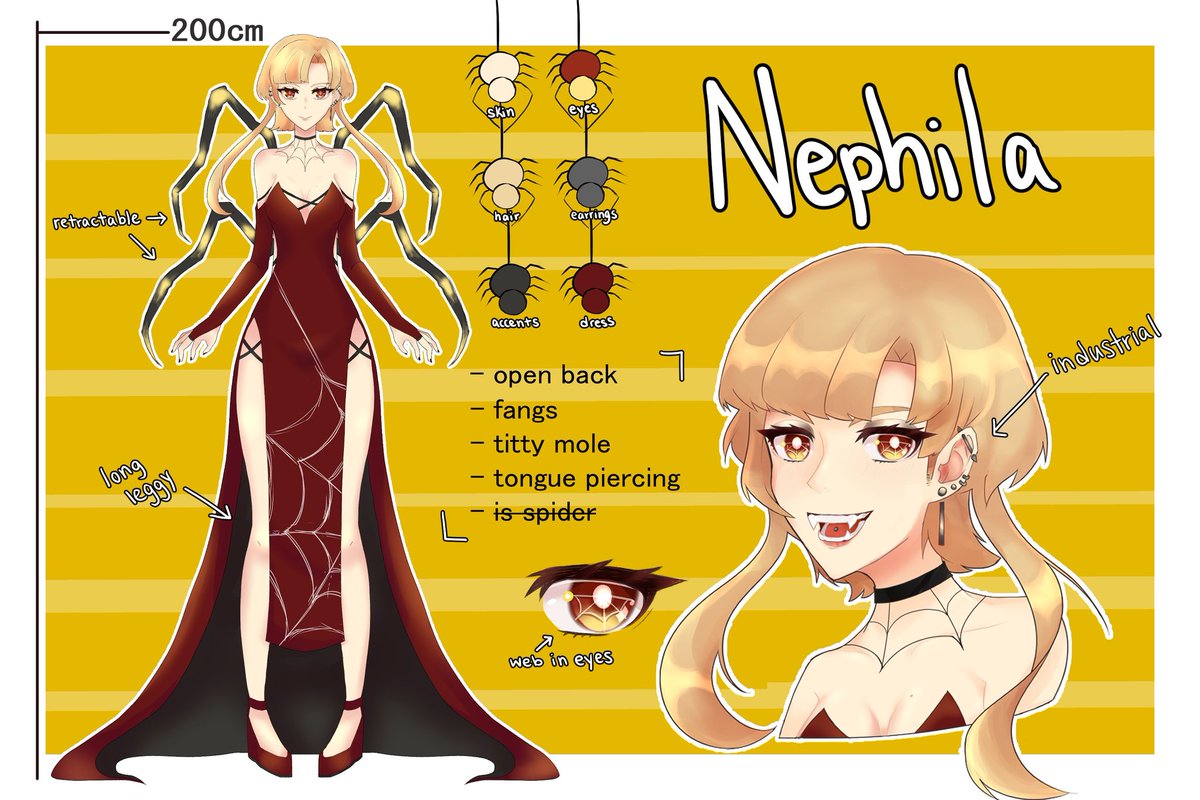 gekkomancer's tweet photo. 🕷️RTs🕷️

I'm Nephila, but you can call me Neph! I love girls, gacha (save me), and older games. Uhuhu I can't wait to get to know everyone~. 😘💛

🕸️art: #webillust 
🕸️tag: #nephLIVE
🕸️twitch: https://t.co/LLed6PpGeL
🕸️ko-fi: https://t.co/C3sTPKSyW1

↓ credits in replies ↓ https://t.co/WYcVKajXmZ
