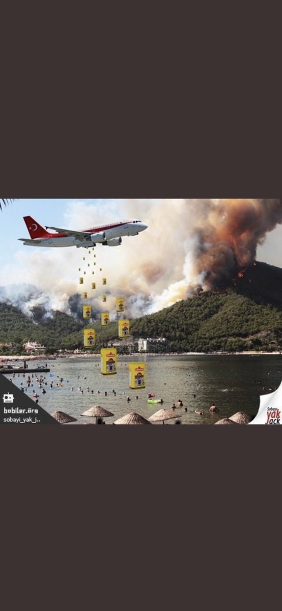 halukbilginer_'s tweet image. Yangına en etkili çözüm :  ÇAY