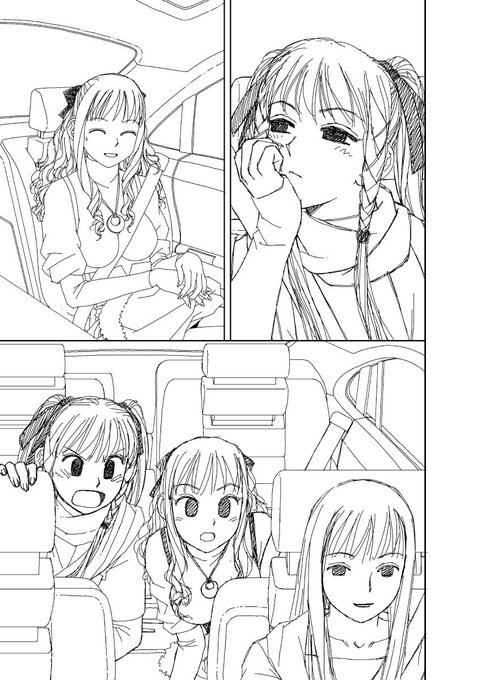 「My doll house」の下描き
台詞フキダシ擬音無し絵その、22

時々男の子の顔になっちゃう男の娘(1コマ目)😅 