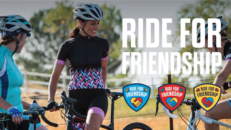 National Friendship Day is August 1, and we’re celebrating all month long! 🎉
 
Join a PeopleForBikes Ride for Friendship Challenge during the month of August and ride 32, 64 or 128 miles to earn your Ride for Friendship patch. 👯‍♀️

pfbkeepriding.org/august-challen…