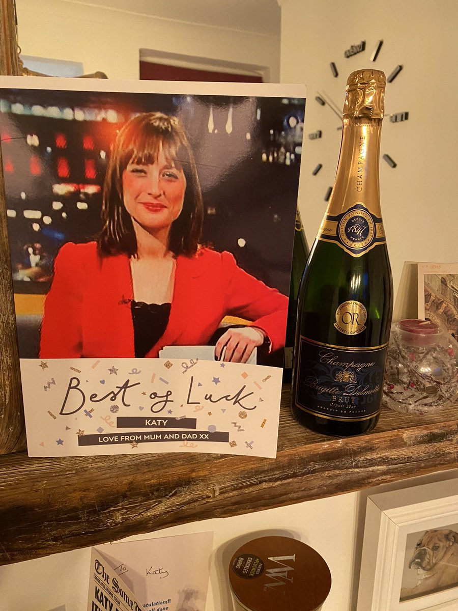 katyrickitt's tweet photo. Flowers… champagne.., cards… could get used to this!! Thanks @GMB and my lovely family for the well wishes!
On 9th august I’ll be privileged to join the absolute legends @duncanwooditv and @JonMitchellITV and the @itvcalendar team for next 6 months ☺️ https://t.co/rbZQilCTvE