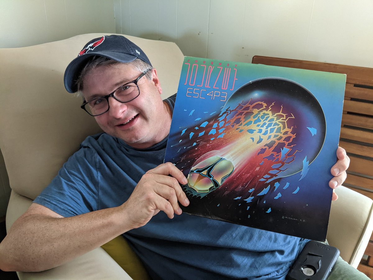 pastwarranty's tweet photo. @J_D_Dogg says "Happy Birthday" @JourneyOfficial - on this day Journey's E5C4P3 was released in 1981. #broadkillbeach #covid https://t.co/A0DzHZfn1F