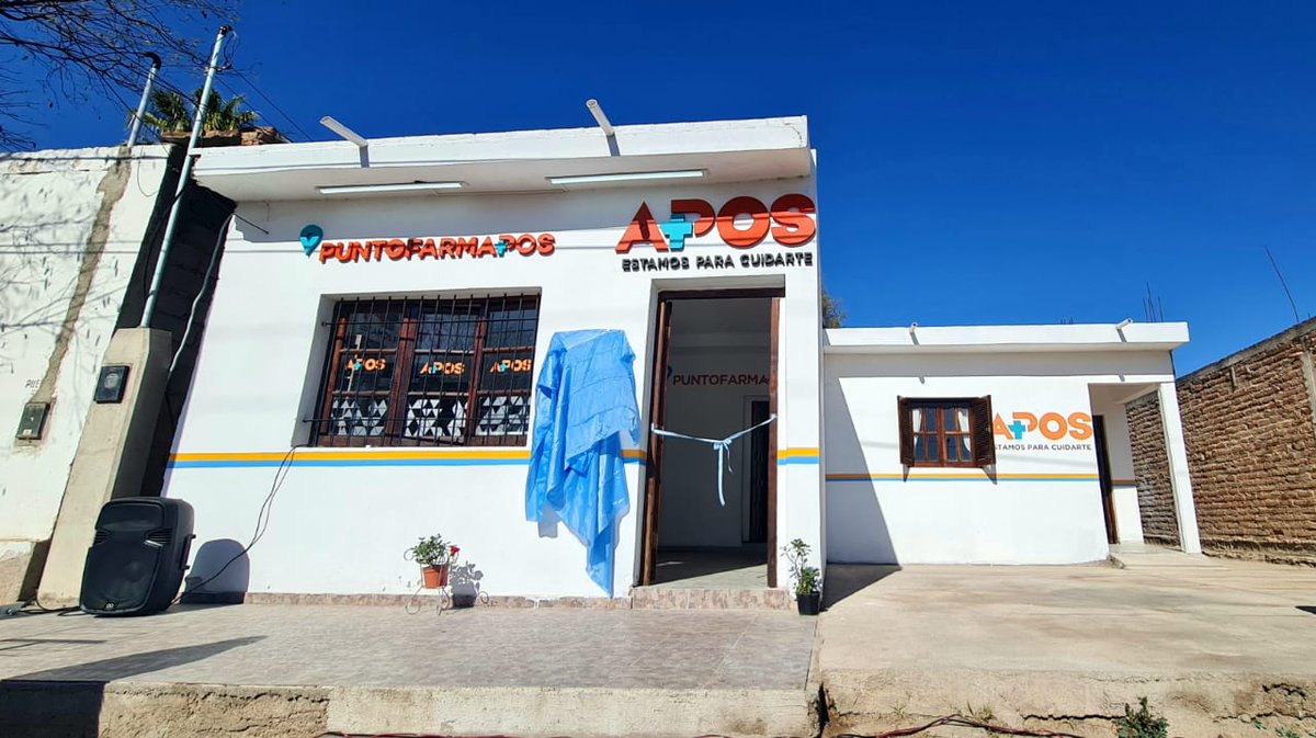 APOSLR's tweet photo. El @GobDeLaRioja avanza con la federalización de los servicios estatales en la región de Los Llanos con la inauguración de un nuevo Punto #FARMAPOS en la localidad de #Catuna, Dpto Gral. Ortiz de Ocampo
#APOSFederal
NOTA COMPLETA
👇
https://t.co/MIGcHg3xMU https://t.co/84wIJjfZy8