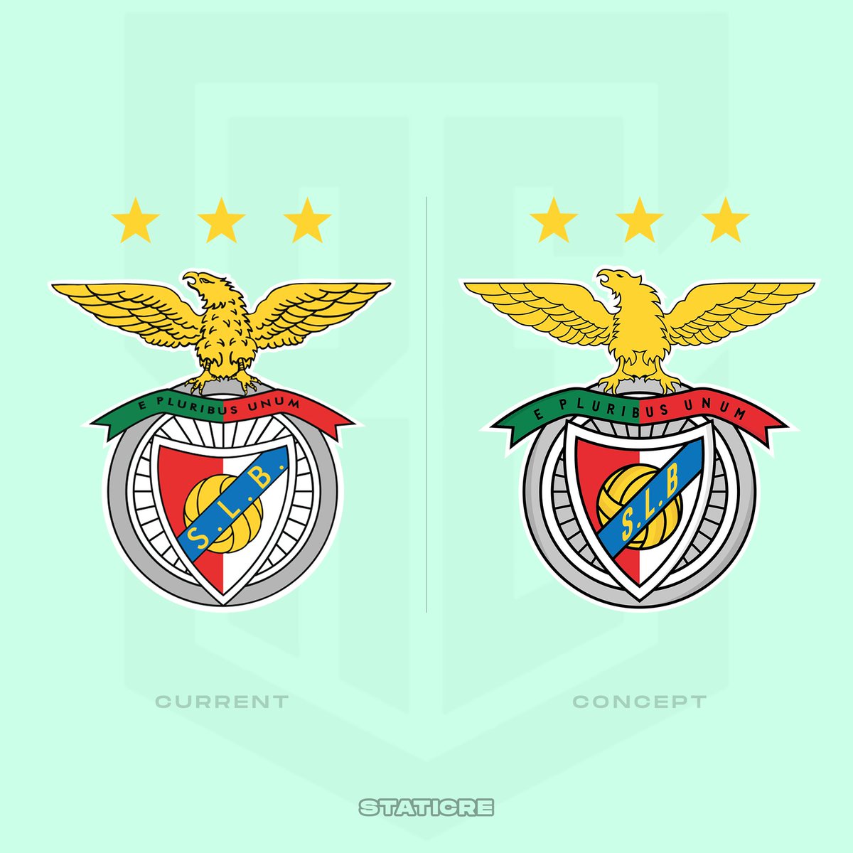 SL BENFICA / Redesign
.
<a href="/SLBenfica/">SL Benfica</a>
#slbenfica #benfica #primeraliga #lisbon #football #footballlogo #design #illustrator