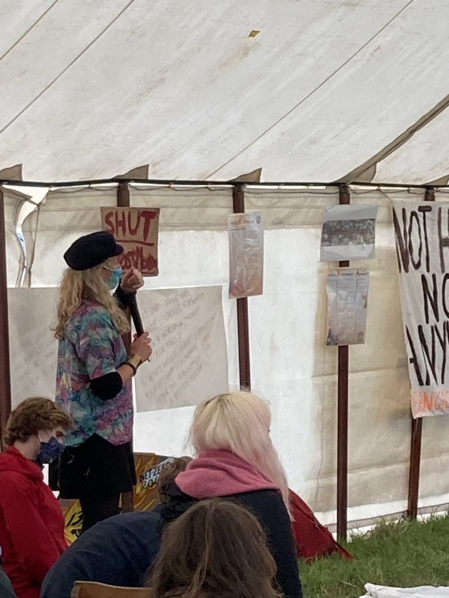 ASLTWScot's tweet photo. Today at #MossmorranActionWeekend 🏴Community & activists came together to learn,mobilise & vision a #FossilFree future. W/shops & plenaries to build a movement to #JustTransition to greener, cleaner industries! #PollutersOutPeopleIn #StopExxon #StopShell #ShutDownMossmorran 🔥🤝 https://t.co/CqQoUrZeHp
