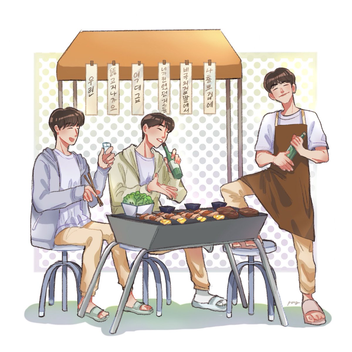 Cheers 🥂💕✨
#DOWOON #YoungK #Wonpil #day6fanart #day6thfanart