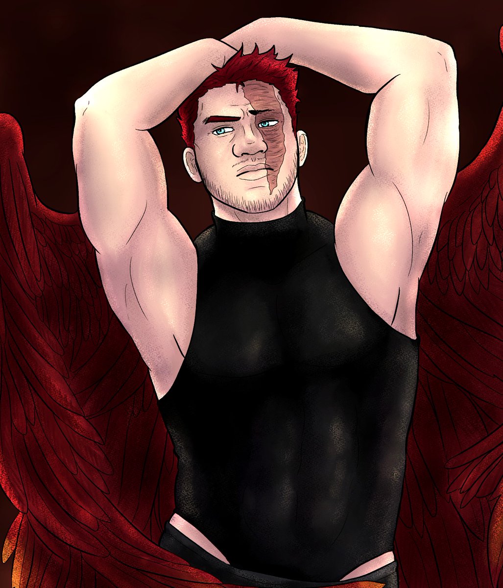 GagakumaDraws's tweet photo. Quirk swap Enji is DONE! Gonna work on the Hawks one next!
#enhawks #enho #hoen #mha #bnha https://t.co/TSlvuZvwdI
