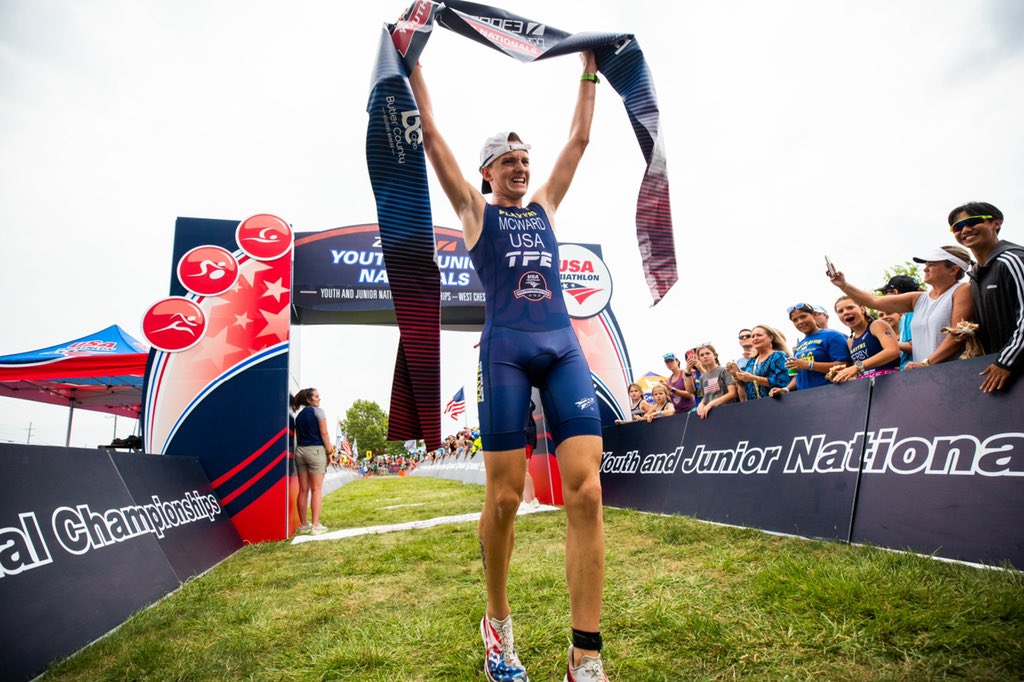 Meet the 2021 Zone3 USA Triathlon Youth &amp; Junior Nationals Junior Elite and Youth Elite winners!

Junior Elite: Naomi Ruff and Drew Shellenberger! 🥇🥇

Youth Elite: Jimena de La Peña and Eli McWard! 🥇🥇

Congratulations to all of our youth and junior finishers today!

#USATJR
