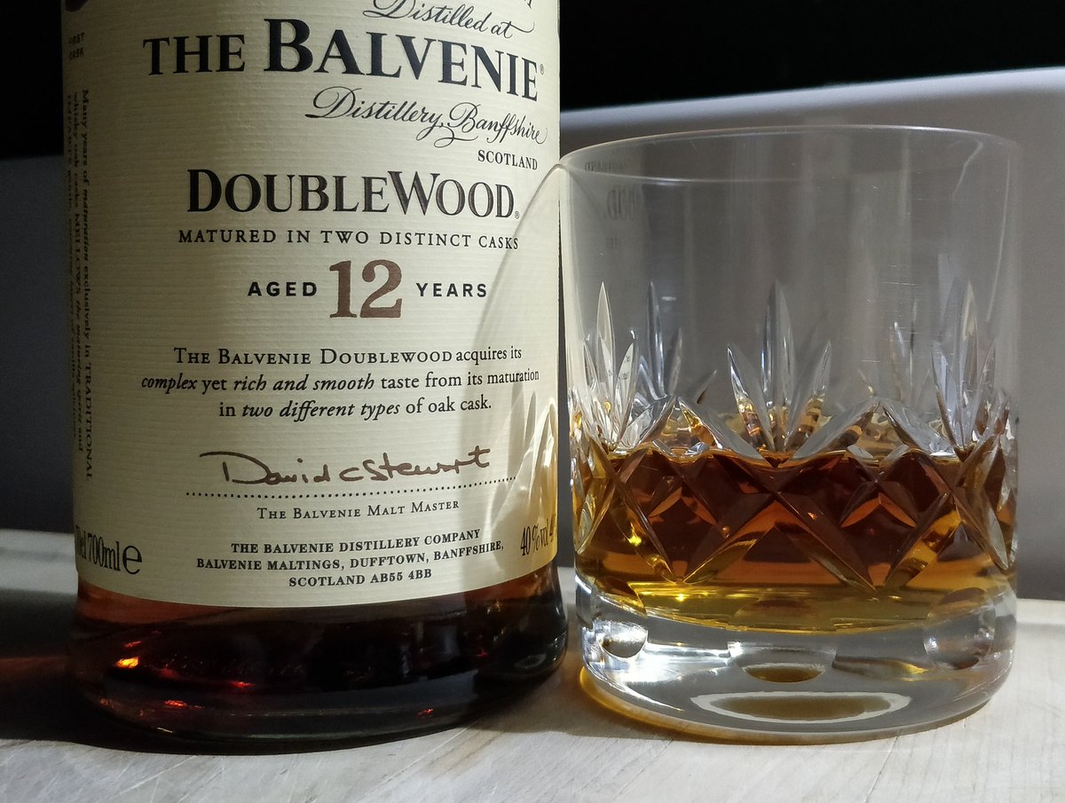 garryhunter's tweet image. Opted for a Speyside for tonight&apos;s #properdram and went for the #Balvenie Doublewood 12yo. Love the vanilla in this, reminds me of ice cream soda #lifeisgood #slàinte 🥃