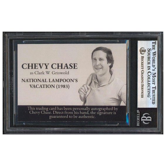 PressPassMem's tweet image. “This is no longer a vacation. It's a quest. It's a quest for fun”
Signed by Chevy Chase, this Clark W. Griswold custom trading card is available on ShopPressPass.com. #ppcexclusive #chevychase #clarkgriswold

Shop now: bit.ly/3yhTycI