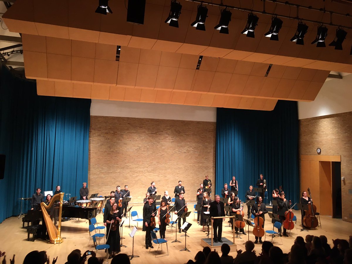 FaustChambOrch's tweet photo. Super reception from @cambridgemusic audience @WestRoadCH for tonight’s concert with @davidhconductor featuring @IainFarrington arrangements Thanks to @freyagoldmark and the whole Festival team for making this all happen! https://t.co/aZ5i05AvSf