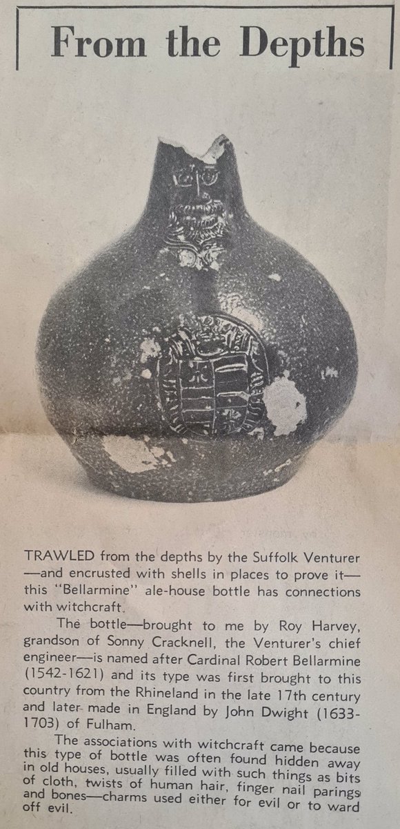 PartyPyrex's tweet photo. This local paper piece 1971 mentions witchcraft and of course we’re famous for that. At least this was a far more humane version of the old custom of burying live animals (often cats) in the foundation of new buildings to protect the occupants from evil. #OldCustoms https://t.co/B02wIYTJJ0