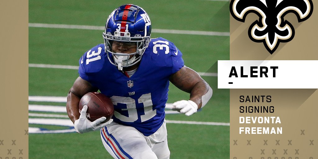 Nfl On Twitter Saints Rb Devonta Freeman Agree To One Year Deal Via Rapsheet Nfl On Twitter Saints Rb Devonta Freeman Agree To One Year Deal Via Rapsheet