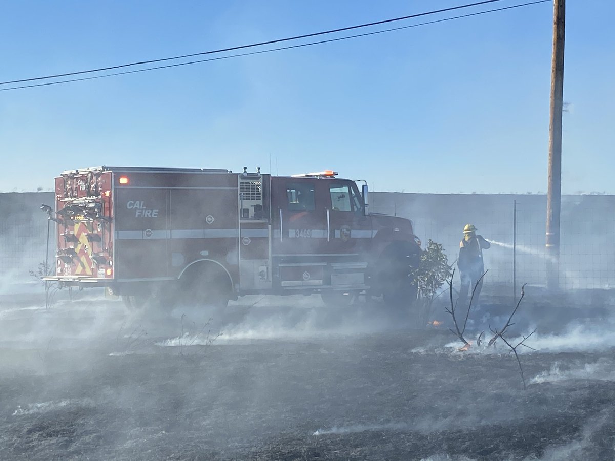 CALFIRE_SLO's tweet photo. #TobinIC (UPDATE) Fire is 50% contained and #Firefighters will be on scene approximately 2-3 hours for mop up. @PasoRoblesES assisting. https://t.co/AXaZXJrgeM