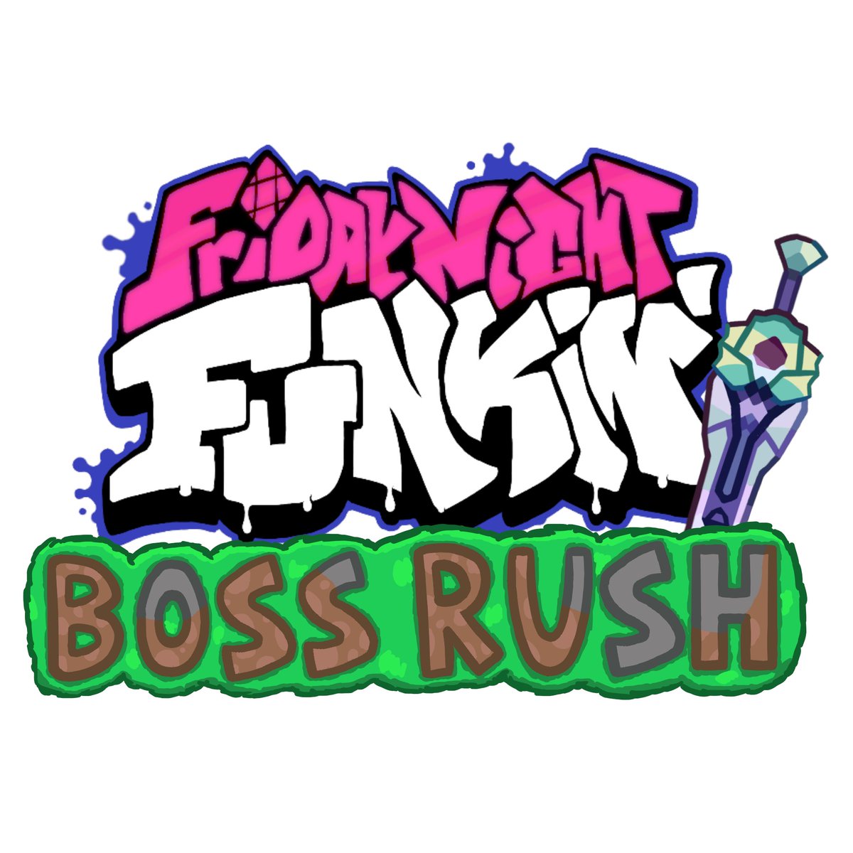 FNF Terraria boss rush assets recreated [Friday Night Funkin'] [Mods]