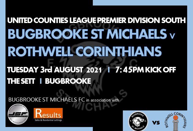 BadgersBSMFC's tweet photo. The real action gets underway on Tuesday as the First Team welcome @RothwellCFC to the Sett for our opening fixture in the United Counties Premier Division South, 7:45pm Kick Off.
Spectators are welcome, pay on the gate.
The bar will be open!
@utdcos
#Badgers #Step5Football https://t.co/N6MWH0GTQN