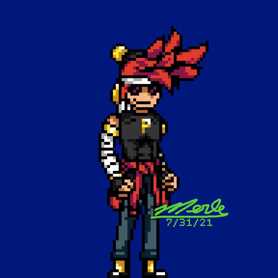 MerleBirb's tweet photo. It is #screenshotsaturday today! Redesigned my protagonist, P-Dawg, to fit my current artstyle better. #MonkeyKick #gamedev #indiedev #indiegamedev #indiegame #pixelart #spriteart #aseprite #illustrations #ใใใ็ตต https://t.co/m1GvJ10BS6