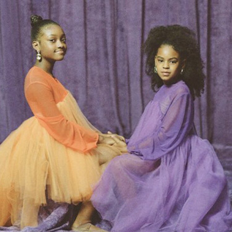 Blue Ivy is so beautiful ! Beyoncé you deserves jail to not putting this on Black Is King 😭