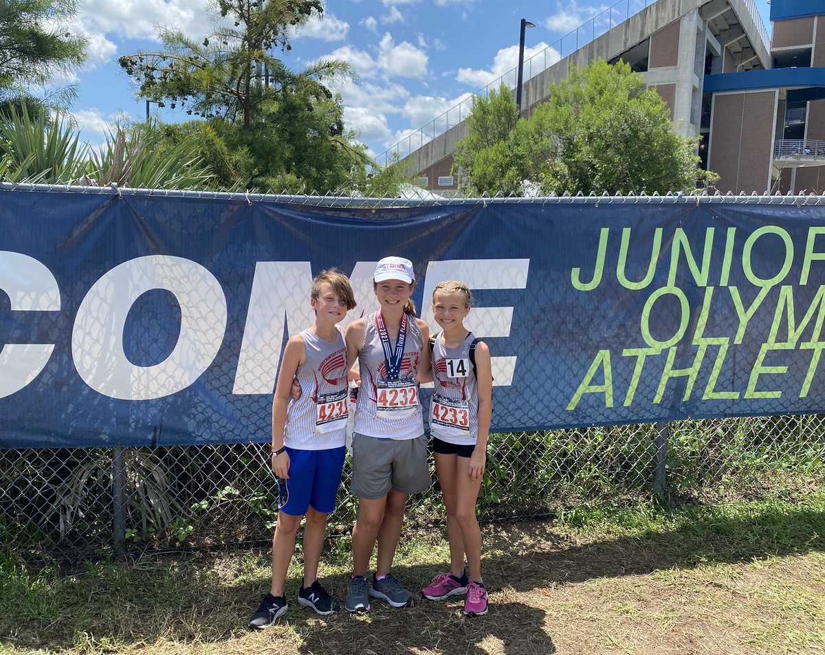 EXTREMELY proud of my 3 kids for qualifying for the 2021 USATF National Junior Olympics! Hannah placed 3rd in the Nation for 13-14 3000m Race Walk! Hannah 3000m RW &amp; discus Olivia 800m, 1500m, 3000m Aiden 1500m &amp; 3000m <a href="/CyFairISD/">Cypress-Fairbanks ISD</a> <a href="/CFISDAthletics/">CFISDAthletics</a>  <a href="/SmithSabercats/">Smith Athletics</a>  <a href="/SmithMS_CFISD/">Smith Sabercats</a>