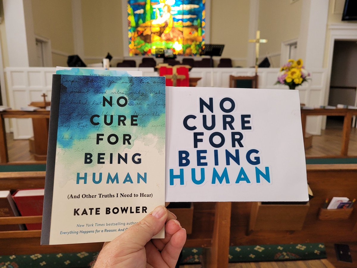 RevRickHamilton's tweet image. I'm on the launch team for #NoCureForBeingHuman by Kate Bowler. Pre-order at NoCureBook.com