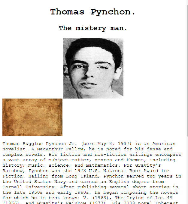 JonathanWebDes1's tweet image. One thing is learning, but now in practice, uuuffff.
That brown square right there, it&apos;s suppose to be the background, hahahaha.
#freeCodeCamp
#webdevelopment 
#firstwebpage
Never gonna give up, and more stuff hahaha.