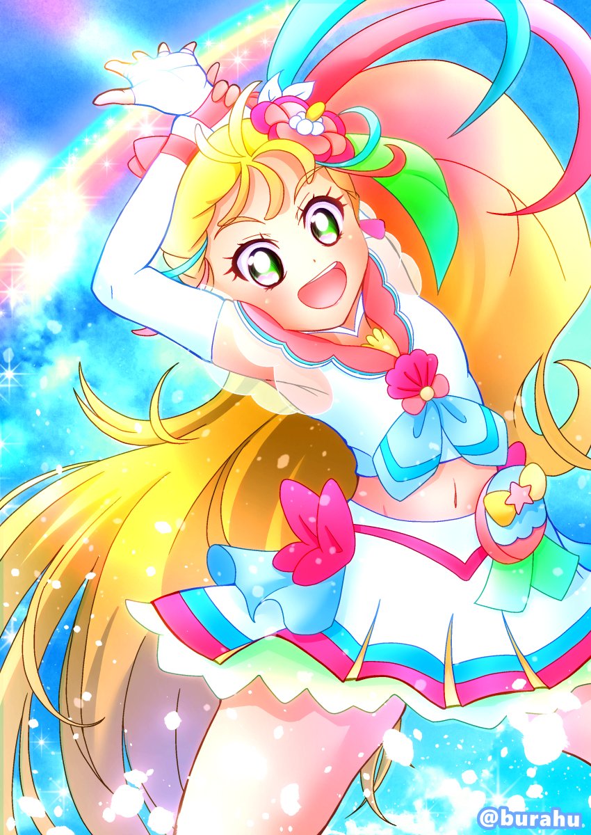 お誕生日おめでとう🥳🎂 まなつちゃんには青い空と水しぶきが似合う