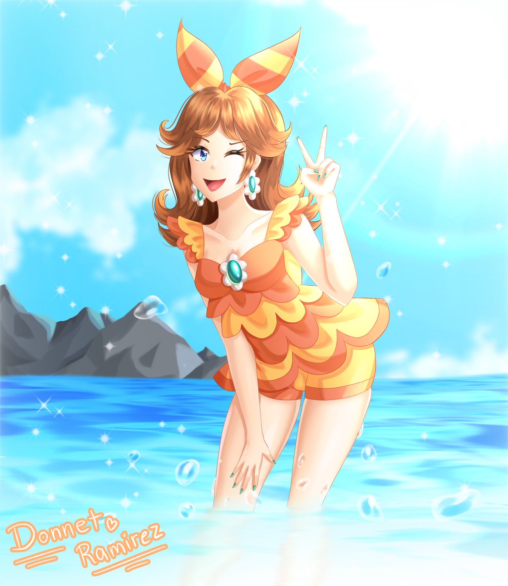 Swimwear Daisy 💛🧡🌼 ✌︎('ω'✌︎ ) I loved this design since I