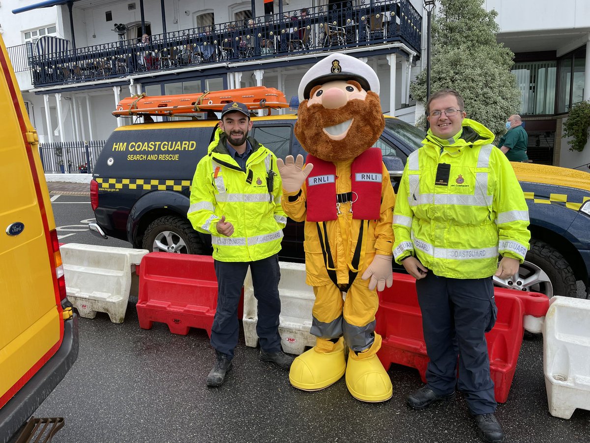 CowesRNLI's tweet photo. Stormy Stan out for the first day of @cowes_week, thanks to all our friends for saying hello 👋👋 https://t.co/UoaE4tsqt7