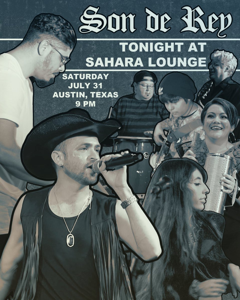Tonight muchachos <a href="/thesaharalounge/">Sahara Lounge</a> ❤️ #ATXMusic #CumbiaRomantica #ATXBands #ATXLatino #PuroTejano