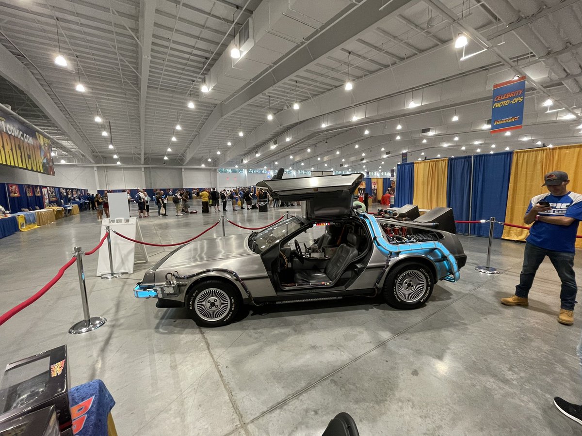 JordanKStevens's tweet photo. @DarbyAllin come back to the center before we have to close up and get your pic with our delorean bruh https://t.co/4JZrRxnhlp