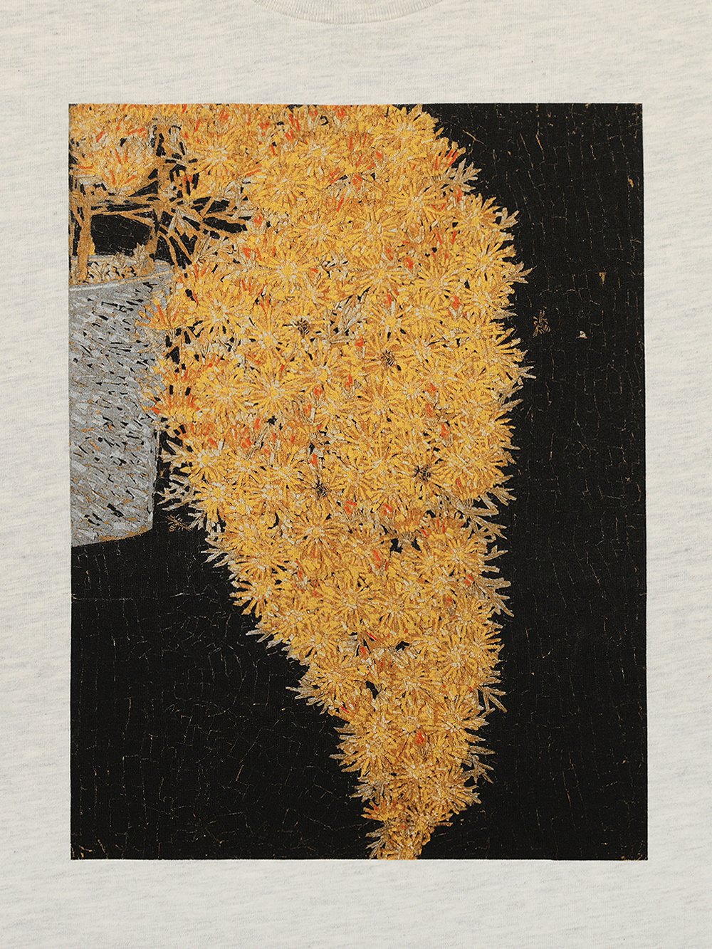 山下清　色紙絵 山下清 – つゆ草①（カラーペン画 色紙6号） - 画廊アート