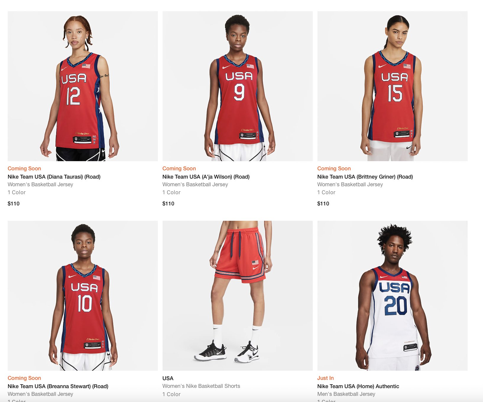 Nike Team USA (Home) Authentic Men's Basketball Jersey