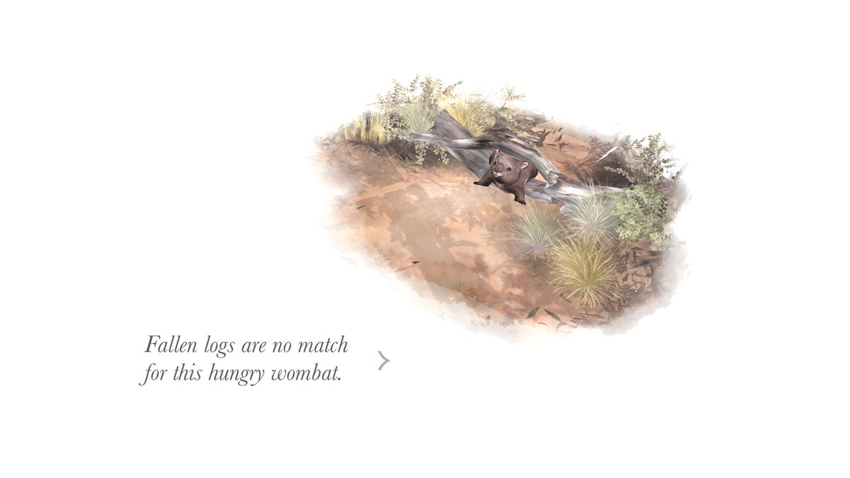 kittensoft39's tweet image. He stuck. 🌿🪵

#Paperbark #ScreenshotSaturday #wombat #indiegame #gaming