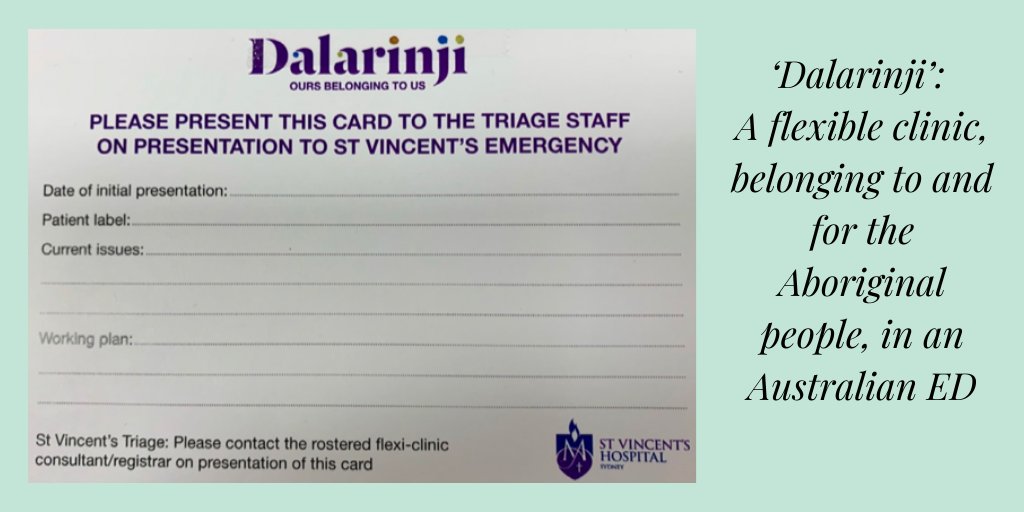A flexible model of care for Aboriginal patients in the ED

bit.ly/flexible_clinic

@SVHSydney
<a href="/WileyHealth/">Wiley Clinical and Health</a> <a href="/acemonline/">ACEM</a>