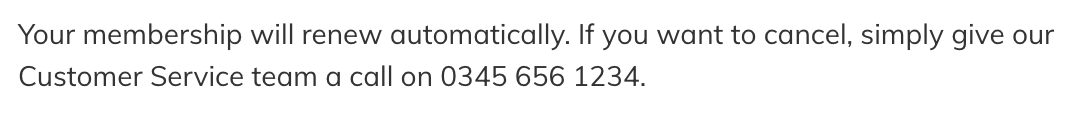 Surely it should be easier to cancel an Ocado membership than having to call a 0345 number <a href="/ocado/">Ocado</a>