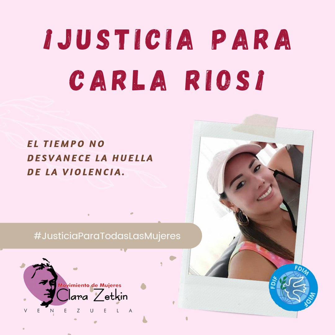 🚨 Atención🚨
Exigimos #JusticiaParaCarla

🔖 Carla Ríos fue asesinada cuando ninguna de las medidas judiciales fueron suficientes para protegerla de ser una víctima de la expresión más grave de la violencia de género contra la mujer.
#NiUnaMenos